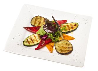 Grilled vegetables (zucchini, eggplant, peppers,)