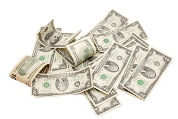 many paper american dollars