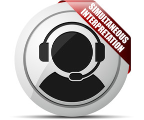 Simultaneous Interpretation button