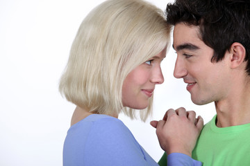 Happy young couple