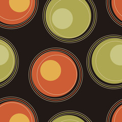 Seamless retro geometric pattern