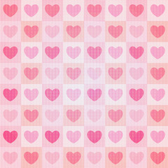 valentine pattern red small heart