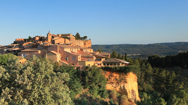 The village of Roussillon in Provence