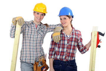 A team of tradeswoman