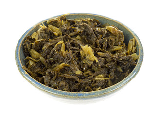 Bowl of turnip greens