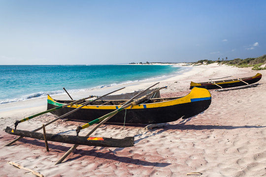 Fishing canoes