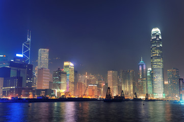 Fototapeta na wymiar Hong Kong night view