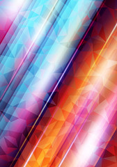 Fototapeta premium Abstract vector shiny with shiny lines
