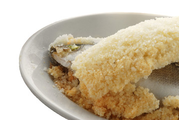 在盐烤的鱼 Fish baked in salt Poisson en croûte de sel