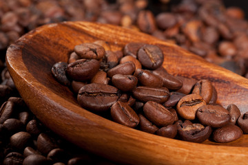 Brown coffee background.