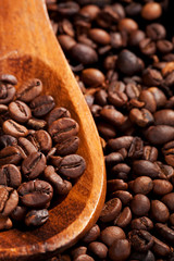 Coffee beans background.
