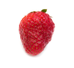 strawberries on a white background