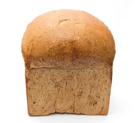 bread on a white background