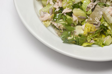 closup of salad