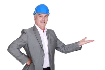 architect gesturing