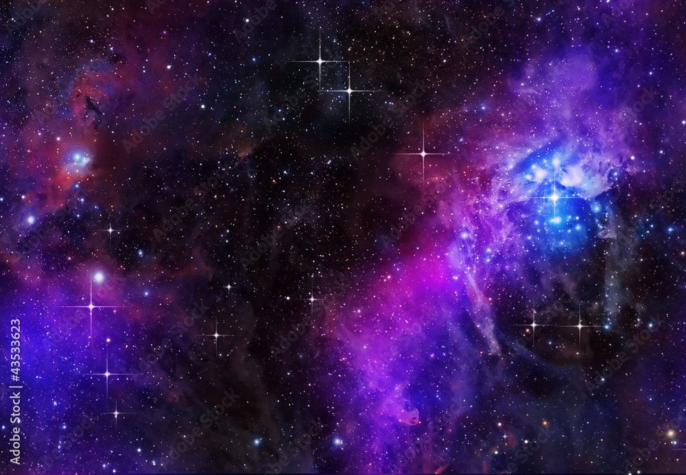 Canvas Prints deep or outer space
