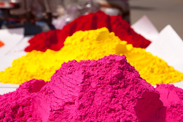 Color full colors of holi