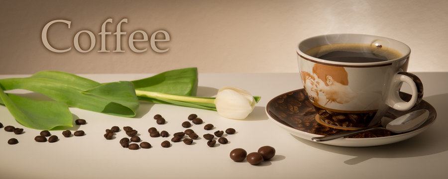 coffee and tulip