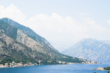 Fototapeta na wymiar mounteins landscape in montenegro