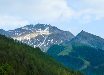 Alps summer view