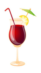 vector icon cocktail