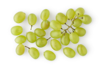 Grapes on White