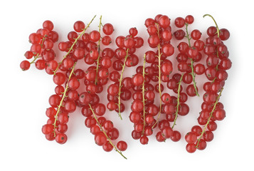 Red Currants on White