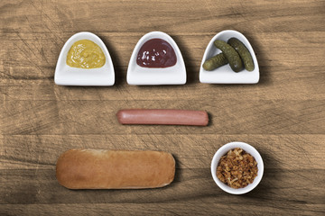 Hot dog's ingredients