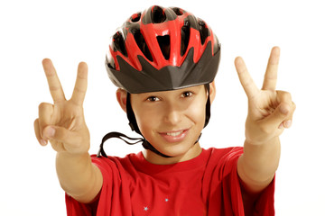 boy bike helmet - 43542807