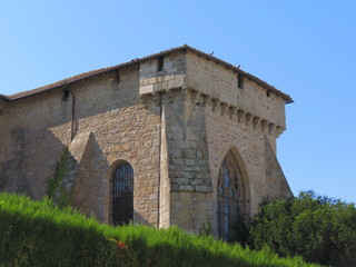 Eglise fortifiée de Compreignac ; Haute-Vienne ; Limousin