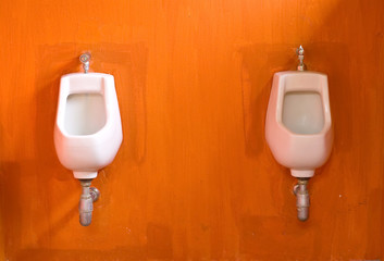 white porcelain urinal