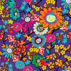 Garden seamless pattern