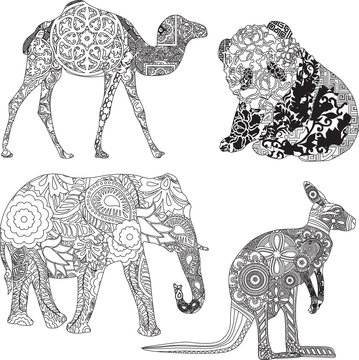 animals in the ornamentation
