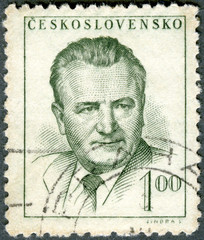 CZECHOSLOVAKIA - 1948: shows president Klement Gottwald