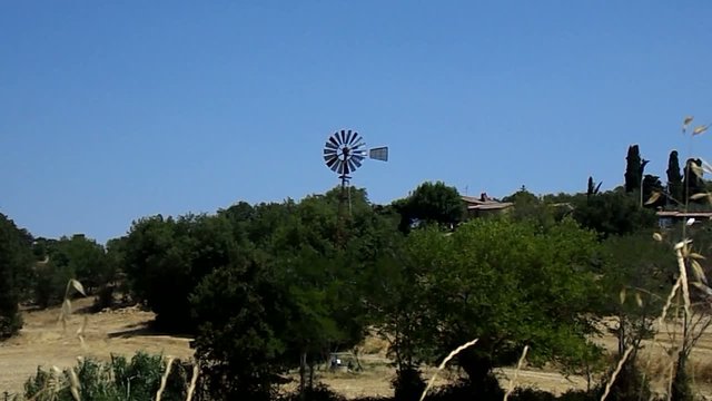 mulino a vento per pompa ad acqua