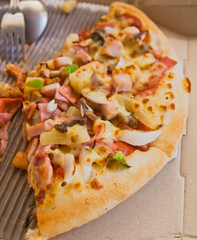 Mixed topping pizza