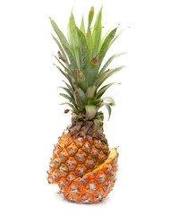 pineapple on a white background