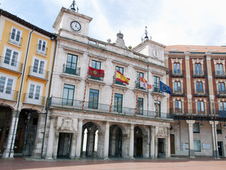 Obraz premium ayuntamiento de burgos,españa