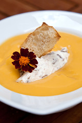 Automne : Velouté au potimarron