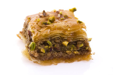 Baklava. Traditional middle east sweet desert
