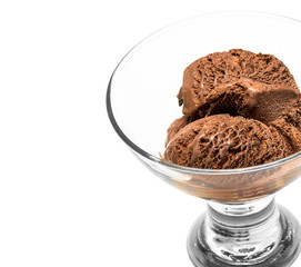 ice cream isolated on white background