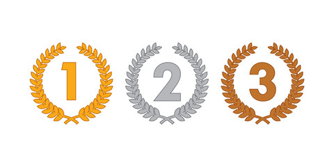 laurel wreath medals