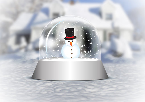 snowball with background