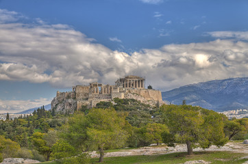 Fototapeta na wymiar Akropol i Partenon, Ateny, Grecja