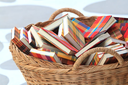 books in basket