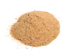 Wheat Bran Isolated on White Background