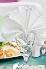Wedding table setting