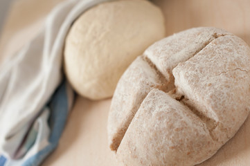 dough with sourdough _ Pasta con lievito madre