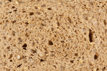 Brown bread close-up