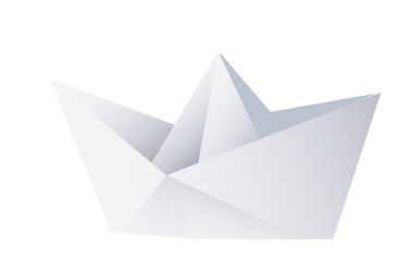 vector icon paper ship